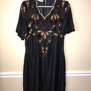 Beaded 80s dress